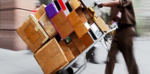Kompleksowe rozwiązanie - wiele pudełek na jednym wózku dostawczym